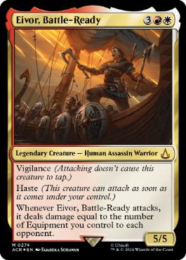【Foil】(274)《Eivor, Battle-Ready》[ACR] 金R