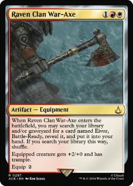 (297)《Raven Clan War-Axe》[ACR] 金R