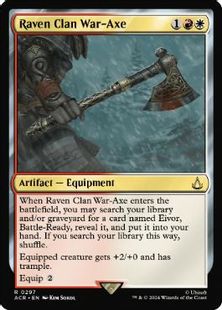 (297)《Raven Clan War-Axe》[ACR] 金R