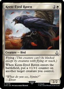 (279)《Keen-Eyed Raven》[ACR] 白U