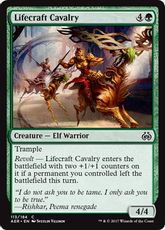 【Foil】《造命物騎兵/Lifecraft Cavalry》[AER] 緑C