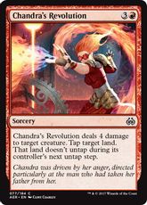 【Foil】《チャンドラの革命/Chandra's Revolution》[AER] 赤C