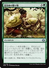 【Foil】《造命師の贈り物/Lifecrafter's Gift》[AER] 緑U