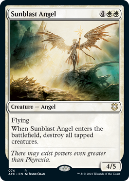 (074)《太陽破の天使/Sunblast Angel》[AFC] 白R