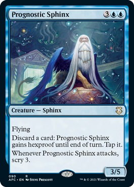 (090)《予知するスフィンクス/Prognostic Sphinx》[AFC] 青R