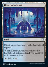 (234)《ディミーアの水路/Dimir Aqueduct》[AFC] 土地U