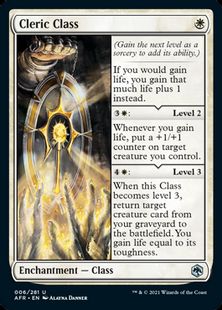 (006)《クレリック・クラス/Cleric Class》[AFR] 白U