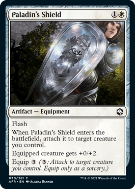 (030)《パラディンの盾/Paladin's Shield》[AFR] 白C