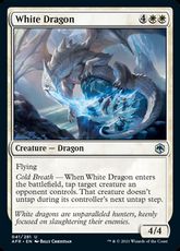 【Foil】(041)《ホワイト・ドラゴン/White Dragon》[AFR] 白U