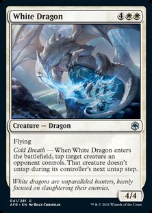 (041)《ホワイト・ドラゴン/White Dragon》[AFR] 白U