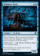 【Foil】(054)《ディスプレイサー・ビースト/Displacer Beast》[AFR] 青U