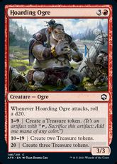 【Foil】(146)《溜め込むオーガ/Hoarding Ogre》[AFR] 赤C