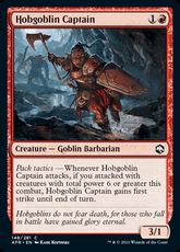 (148)《ホブゴブリンの隊長/Hobgoblin Captain》[AFR] 赤C