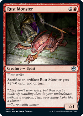 (161)《ラスト・モンスター/Rust Monster》[AFR] 赤U