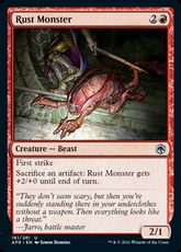 【Foil】(161)《ラスト・モンスター/Rust Monster》[AFR] 赤U