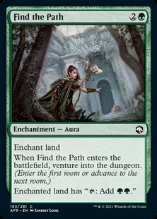 (183)《ファインド・ザ・パス/Find the Path》[AFR] 緑C