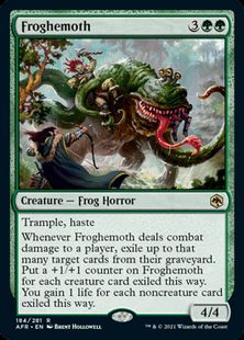 【Foil】■プレリリース■《フロギーモス/Froghemoth》[AFR-PRE] 緑R
