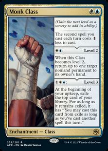 【Foil】(228)《モンク・クラス/Monk Class》[AFR] 金R