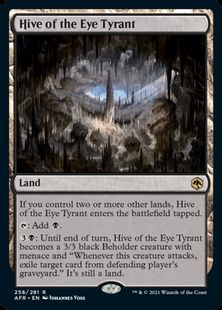 (258)《目玉の暴君の住処/Hive of the Eye Tyrant》[AFR] 土地R