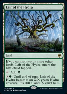【Foil】(259)《ハイドラの巣/Lair of the Hydra》[AFR] 土地R