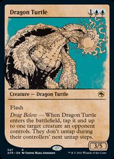 【Foil】(307)■ショーケース■《竜亀/Dragon Turtle》[AFR-BF] 青R