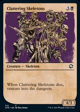 (312)■ショーケース■《かたつく骸骨/Clattering Skeletons》[AFR-BF] 黒C