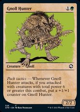 【Foil】(326)■ショーケース■《ノールの狩人/Gnoll Hunter》[AFR-BF] 緑C