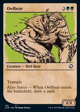 【Foil】(331)■ショーケース■《アウルベア/Owlbear》[AFR-BF] 緑C