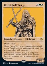 【Foil】(338)■ショーケース■《ドリッズト・ドゥアーデン/Drizzt Do'Urden》[AFR-BF] 金R