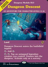 【Foil】(352)■ショーケース■《ダンジョンの入口/Dungeon Descent》[AFR-BF] 土地R