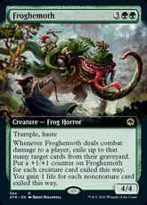 【Foil】(384)■拡張アート■《フロギーモス/Froghemoth》[AFR-BF] 緑R