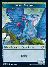 【Foil】(004)《フェアリー・ドラゴントークン/Faerie Dragon Token》[AFR] 青