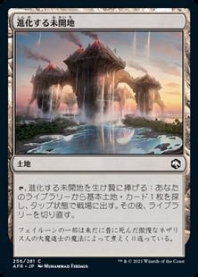 (256)《進化する未開地/Evolving Wilds》[AFR] 土地C