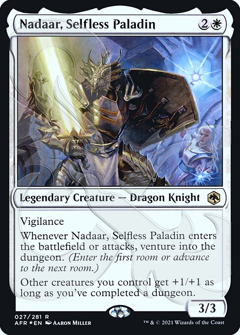 Foil】(027)《無私のパラディン、ナダール/Nadaar, Selfless Paladin 