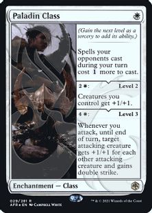 【Foil】(029)■アンパサンド■《パラディン・クラス/Paladin Class》[アンパサンド・カード] 白R