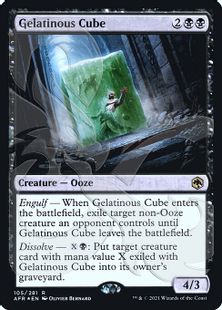 【Foil】(105)■アンパサンド■《ゼラチナス・キューブ/Gelatinous Cube》[アンパサンド・カード] 黒R