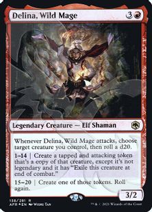 【Foil】(138)■アンパサンド■《暴走魔導士、デリーナ/Delina, Wild Mage》[アンパサンド・カード] 赤R