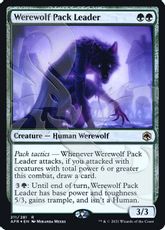 【Foil】(211)■アンパサンド■《群れ率いの人狼/Werewolf Pack Leader》[アンパサンド・カード] 緑R