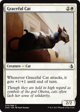 《優雅な猫/Graceful Cat》[AKH] 白C