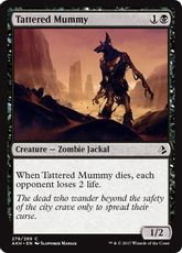 《ぼろぼろのミイラ/Tattered Mummy》[AKH] 黒C