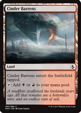 《燃え殻の痩せ地/Cinder Barrens》[AKH] 土地C