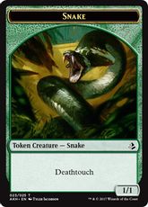 (023)《蛇トークン/Snake Token》[AKH] 緑