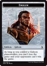 (025)《プレインズウォーカーエンブレム（試練に臨むギデオン）/Emblem,Gideon of the Trials》[AKH]