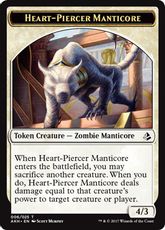 (006)《心臓貫きのマンティコアトークン/Heart-Piercer Manticore Token》[AKH] 白