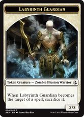 (008)《迷宮の守護者トークン /Labyrinth Guardian Token》[AKH] 白