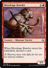 《血怒りの喧嘩屋/Bloodrage Brawler》[AKH] 赤U