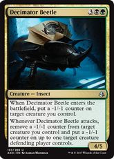 《潰滅甲虫/Decimator Beetle》[AKH] 金U