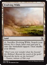 《進化する未開地/Evolving Wilds》[AKH] 土地C