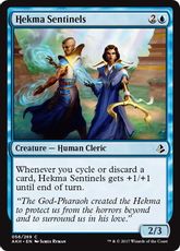 《ヘクマの歩哨/Hekma Sentinels》[AKH] 青C