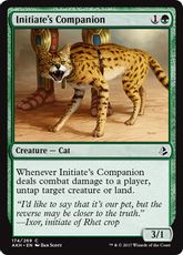 《修練者の相棒/Initiate's Companion》[AKH] 緑C